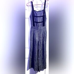 Moon River Grey Romper